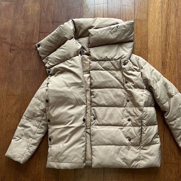 Joe Fresh Tan Puffer Jacket - Picture 2 of 8